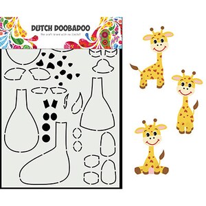 Dutch Doobadoo 470.713.864 - Card Art Construido Jirafa