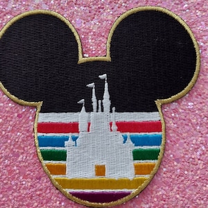 Patch Disney inspired castle - Iron on patch