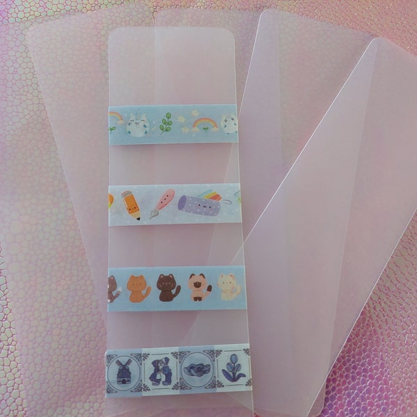 Washi sample cards - Washi tape stationery - Storage