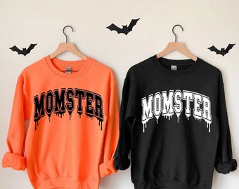Momster Dripping SVG PNG: font spettrale di Halloween Varsity (file digitale)