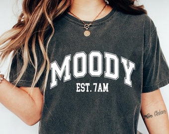 Moody Est. 7am svg png/Mama Varsity PNG/DIGITAL FILE/Funny Quotes Svg/Jersey Font/Super mom/Mother&#39;s Day svg/Arched college Svg/Sarcastic