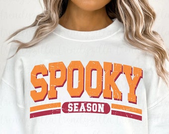 Spooky Season Varsity Font SVG PNG (Digital File)