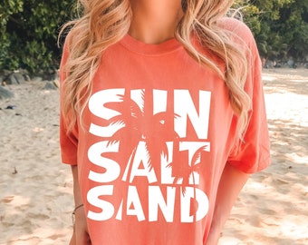 Sol, salt och sand PNG: Strandvibbar Grafik (Digital Fil)