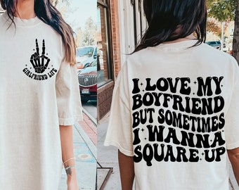 Funny Sarcastic Quote SVG PNG: I Love My Boyfriend (Digital Download)