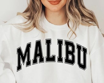 Malibu Svg+PNG, DIGITAL DOWNLOAD, College designs, California state, Sunkissed, Arched text Jersey