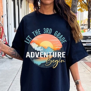 3rd Grade Adventure PNG: Back to School Teacher Design (Digital Download)