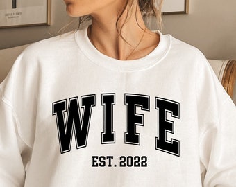 Wife Est. 2022 SVG PNG: Arched Wedding Design (Digital File)