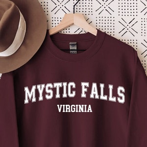 Mystic Falls Virginia PNG, DIGITAL DOWNLOAD, diaries vampire stalkers mystic, Transparent Sublimation Design Transfer