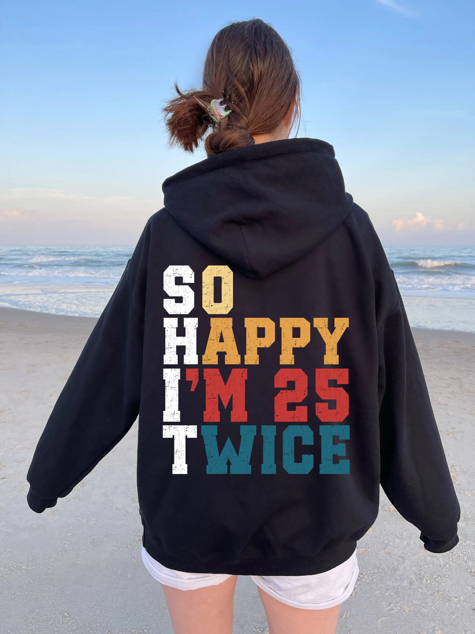 Be Happy Hoodie - Etsy