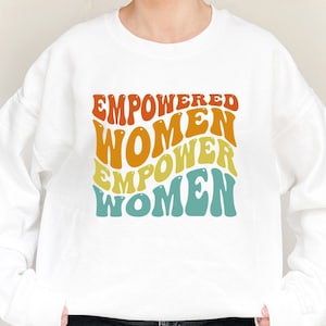 Mulheres Empoderadas Empoderam Mulheres PNG, DOWNLOAD Digital, Mulheres Fortes png, Hippy Retro Equality, seja gentil, espalhe amor, citação positiva inspiradora