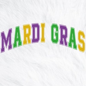 mardi gras varsity jacket