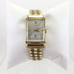 Vintage Men&#39;s Lord Elgin Gold Wrist Watch
