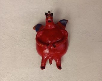 ポポテわらで作られたヴィンテージのメキシコの民芸品の祭りのマスク