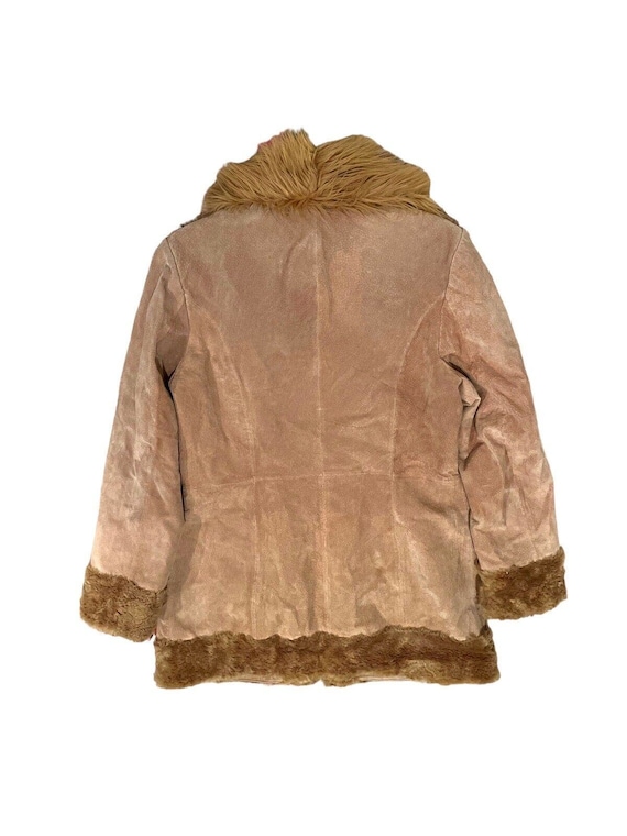 Vintage Penny Lane Afghan Style Suede Jacket Coat… - image 2