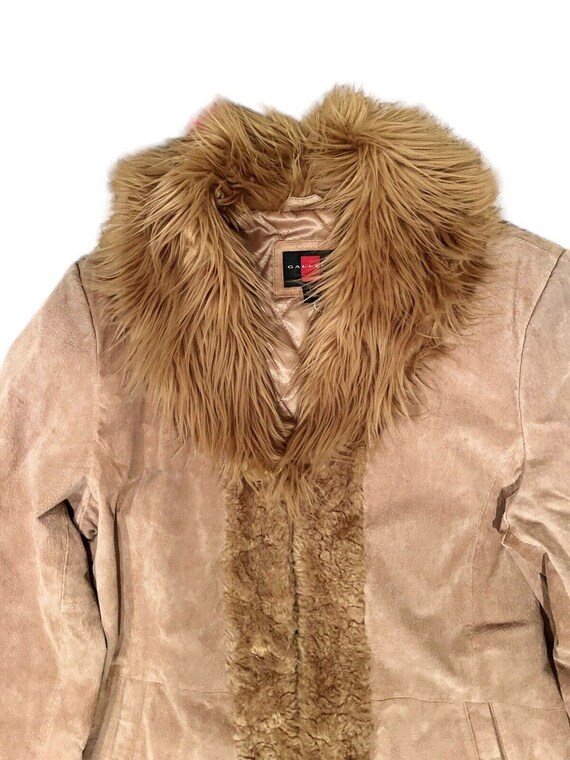 Vintage Penny Lane Afghan Style Suede Jacket Coat… - image 4
