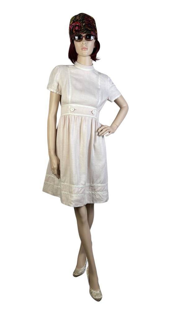 1960s Geoffrey Beene Mod Mini Dress - image 3
