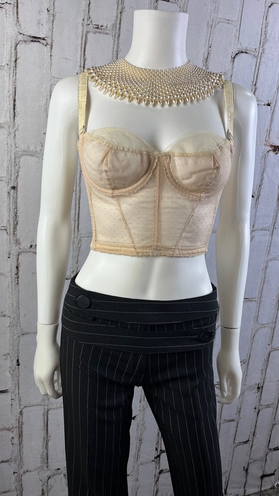 1960s Lily Of France Corset Bustier Sz 34 - image 4