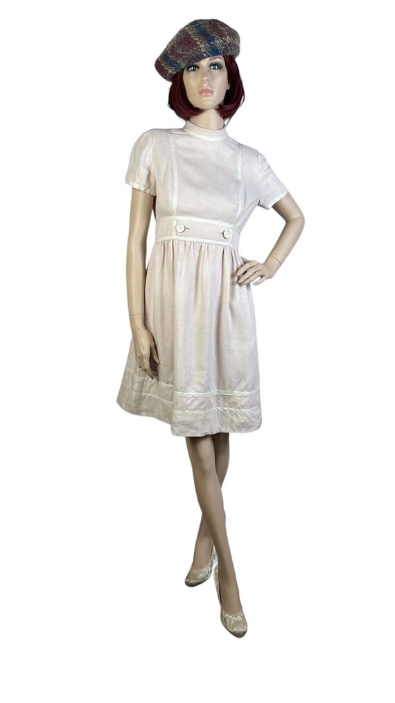 1960s Geoffrey Beene Mod Mini Dress - image 4