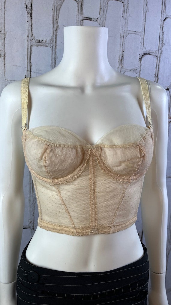 1960s Lily Of France Corset Bustier Sz 34 - image 1