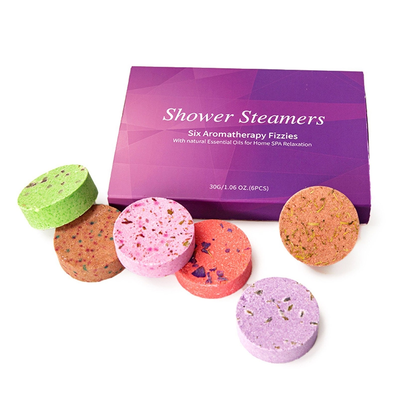 Shower Steamers 6 Pcs Shower Bombs Gift Set Bath Bombs Etsy