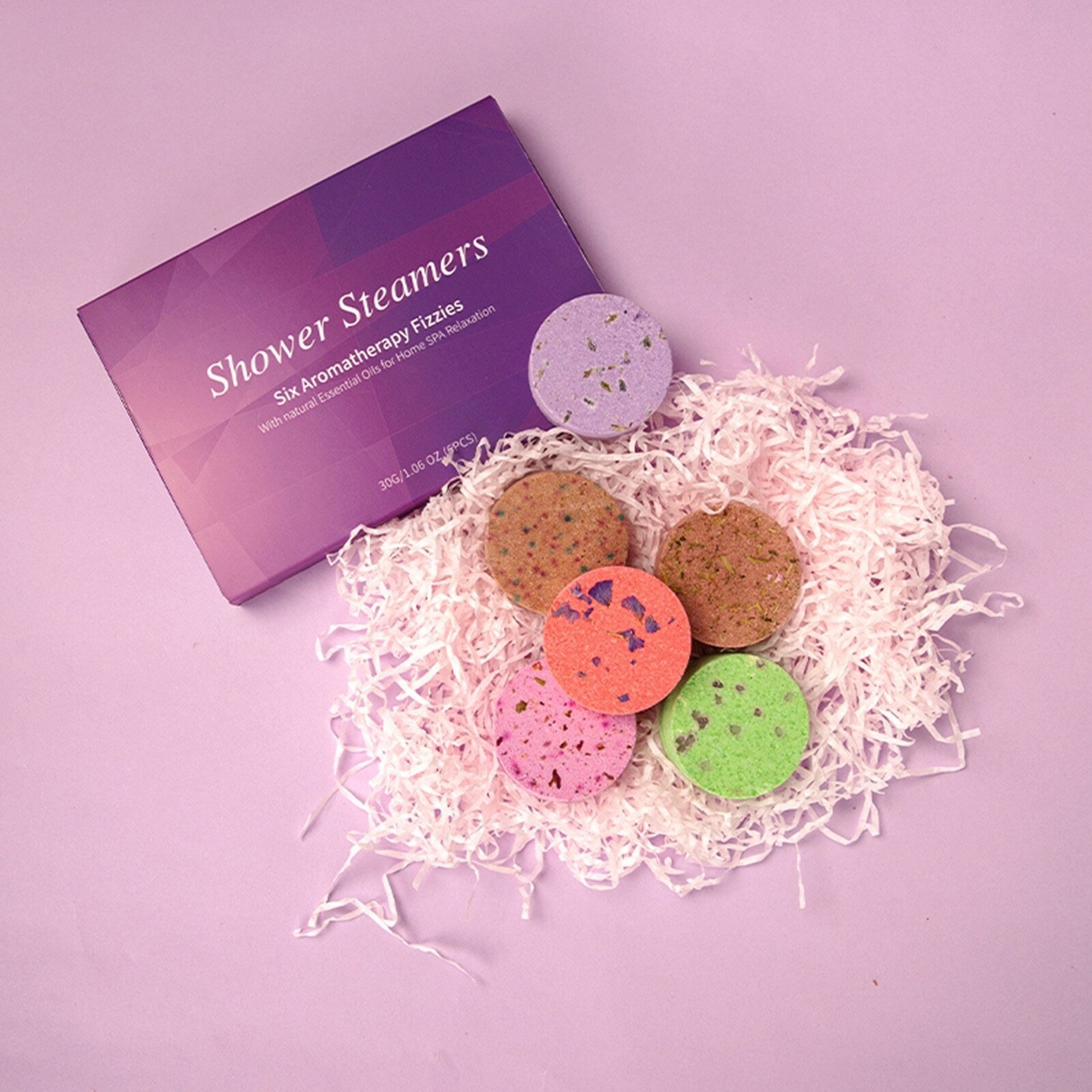 Shower Steamers 6 Pcs Shower Bombs Gift Set Bath Bombs Etsy
