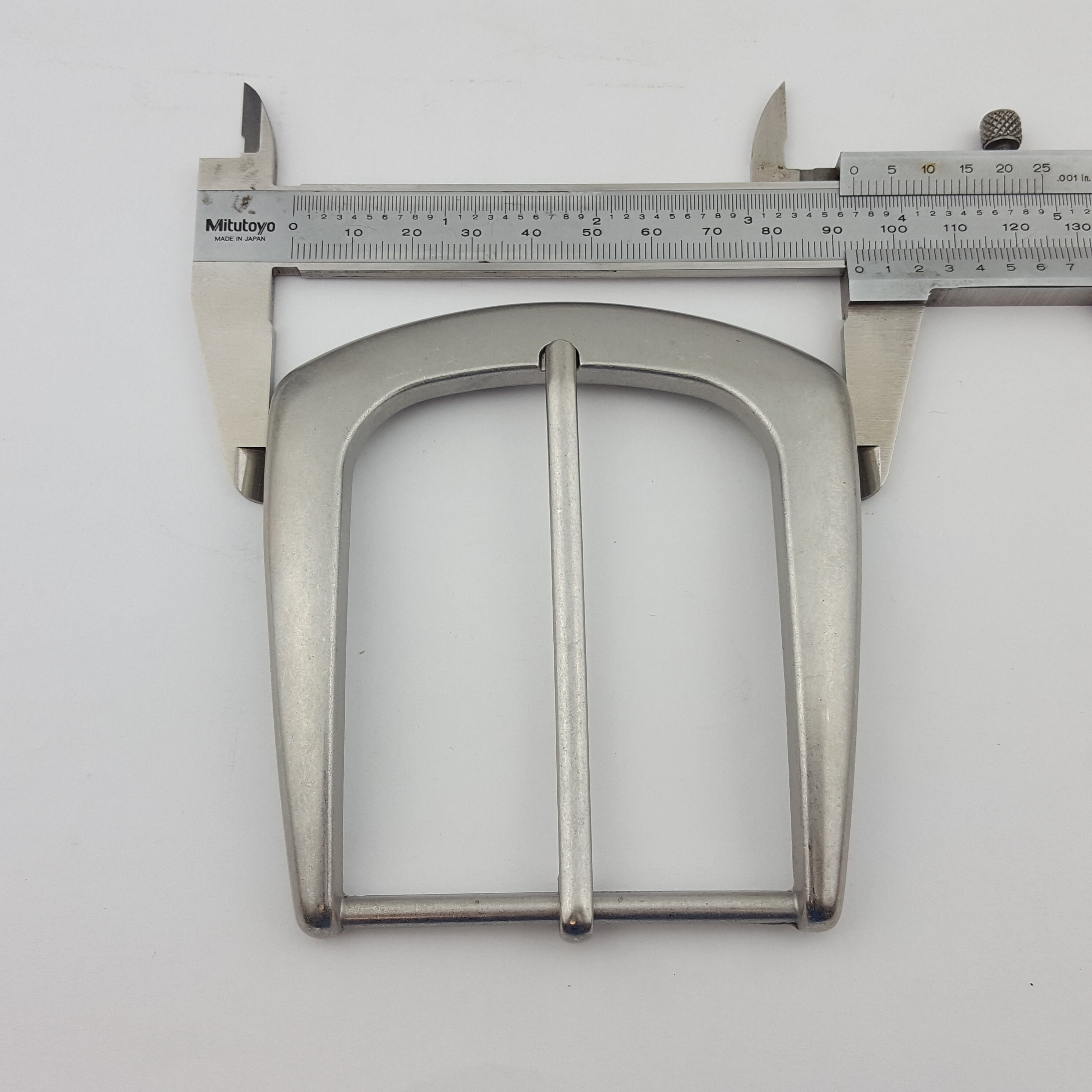 Metallic Loop Buckle Matte Silver Wide Buckle Loop and Tip Set - Etsy