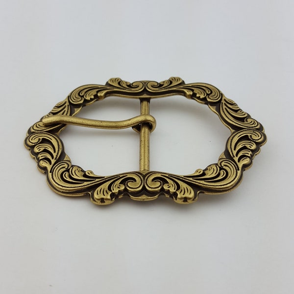 Western Style center bar buckle  for 1 1/2'' strap belt