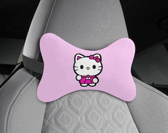 Coussin appuie-tête Hello Kitty pour voiture