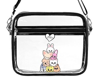 Stray Kids スタジアムバッグ Stray Kids Dominate Stadium Tour Bag – Clear Kpop Concert