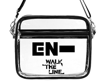 ENHYPEN Walk the Line Tour 2025 Inspired Clear Crossbody Bag With