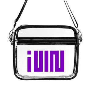 G I-DLE クリアバッグ スタジアムバッグ クリア クロスボディ ハンドバッグ 調節可能なストラップ付き