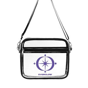 Everglow Clear Bag Stadium Bag Sac à main bandoulière transparent avec bandoulière réglable