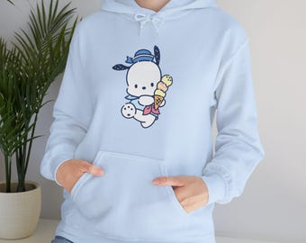 さらに100円引き◆WAI KEI◆ing santa pochacco sweatshirt Japanese Sanrio Pochacco Printed Hoodie Couple Fashion