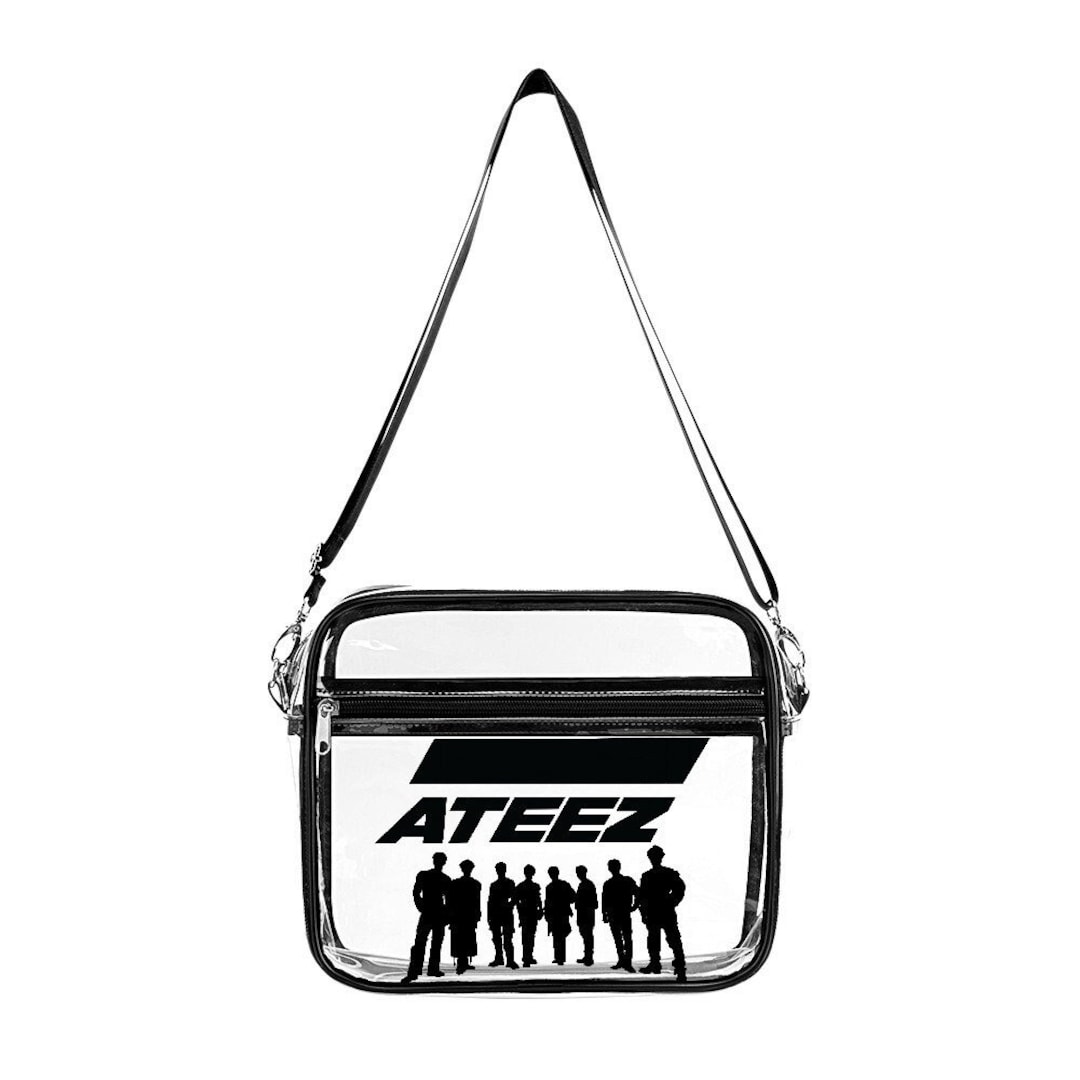 Aesthetic Clear Kpop Concert Bag, Stadium Approved Crossbody