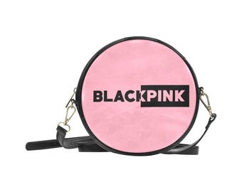 Blackpink Bag Black Pink Round Messenger Bag