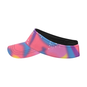 Retro Neon Multicolor Visor