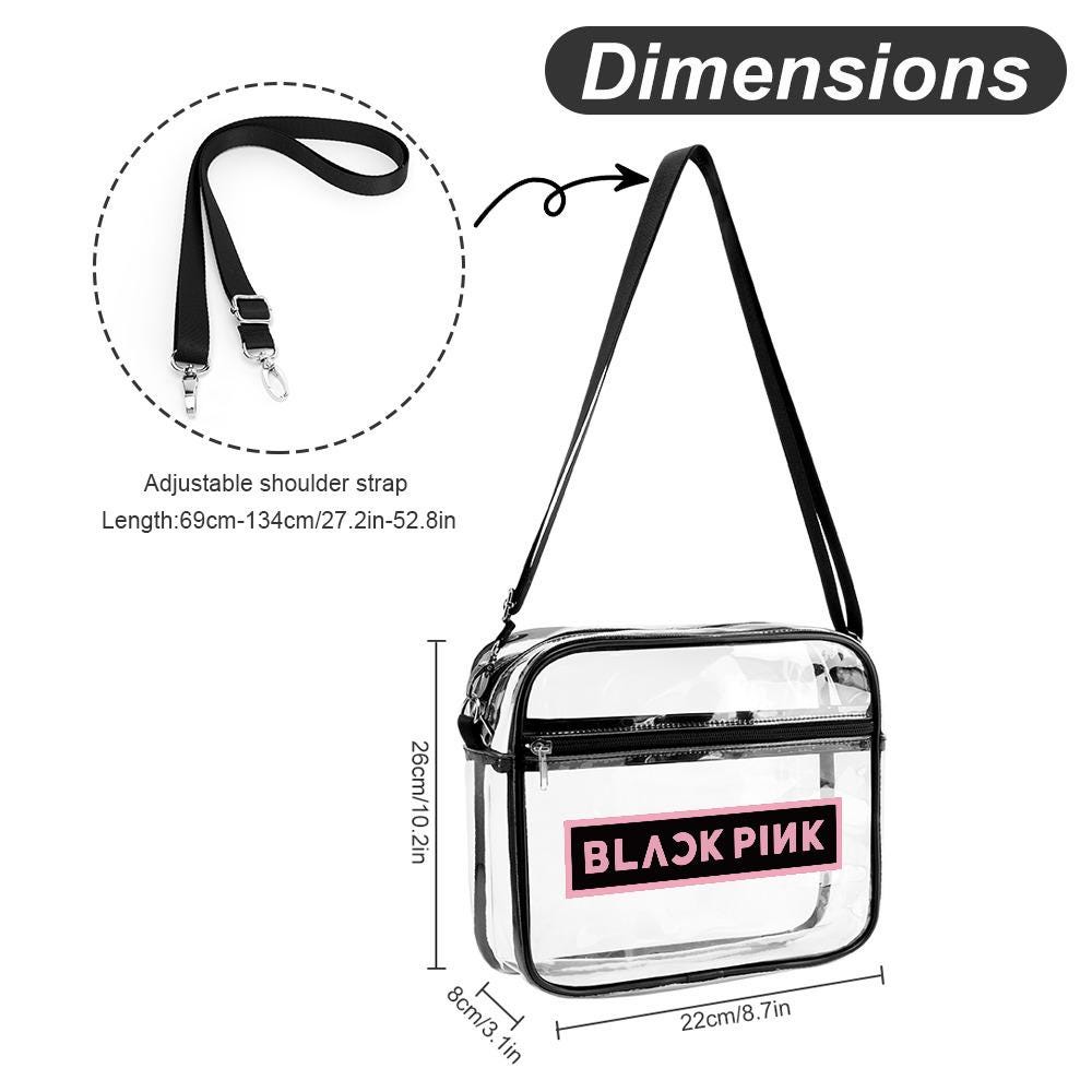CLISPEED 2Pcs Zainetto Cartoon Pvc Zaino Borsa Trasparente Olografica