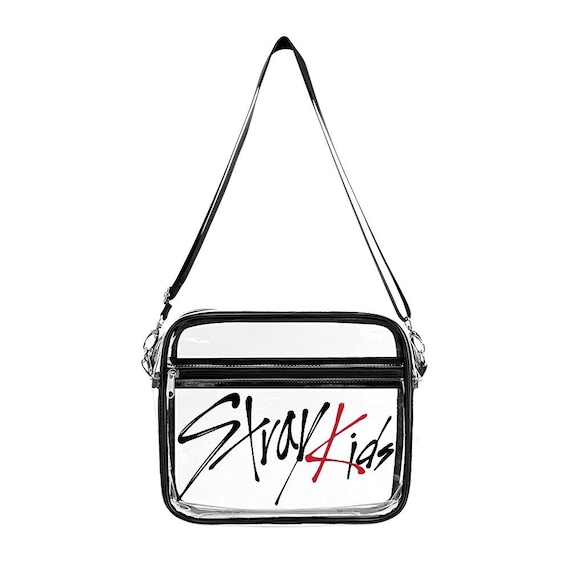 Stray Kids Clear Bag Stadium Bag Clear Crossbody Handbag with Adjustable Strap