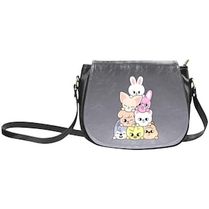 Stray Kids Handbag Skzoo Handbag Stray Kids Skzoo Classic Saddle Bag