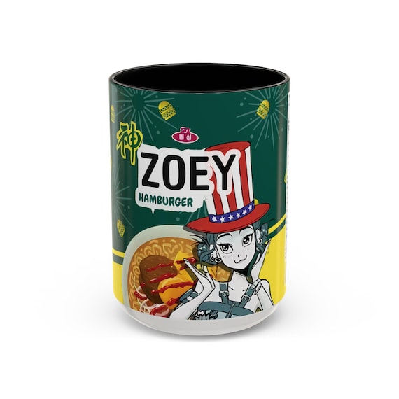 Zoey Kpop Demon Hunters Mug Big Size Mug (15oz) Kpop Demon Hunters