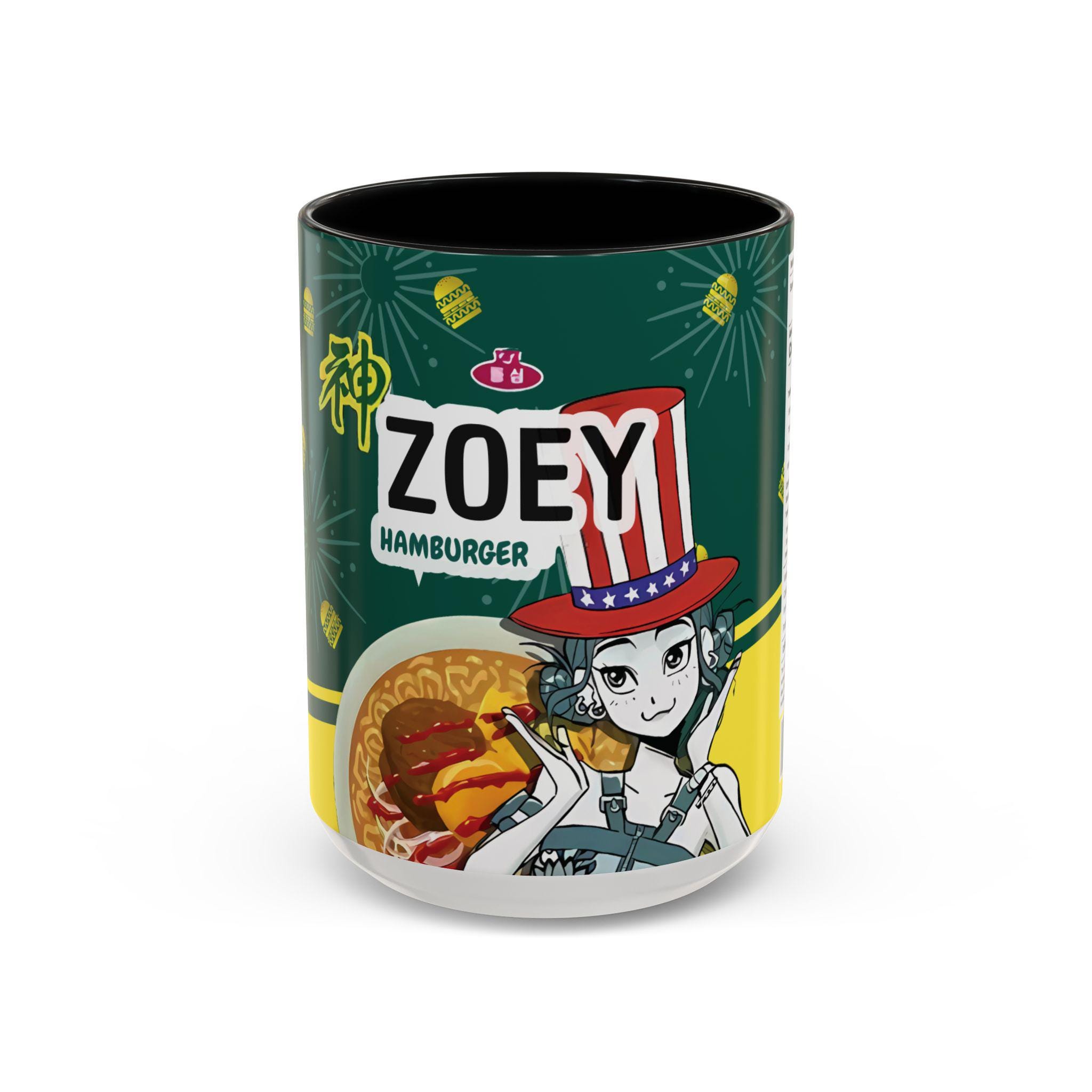 Zoey Kpop Demon Hunters Mug Big Size Mug (15oz) Kpop Demon Hunters