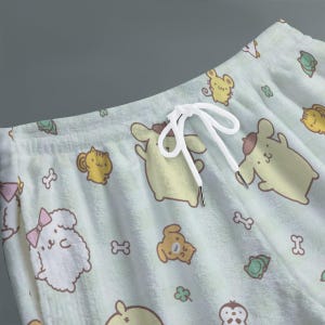 Pompompurin Fluffy Pajama Shorts image 3