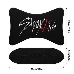 Stray Kids Car Headrest Pillow: Memory Foam Neck Support image 2