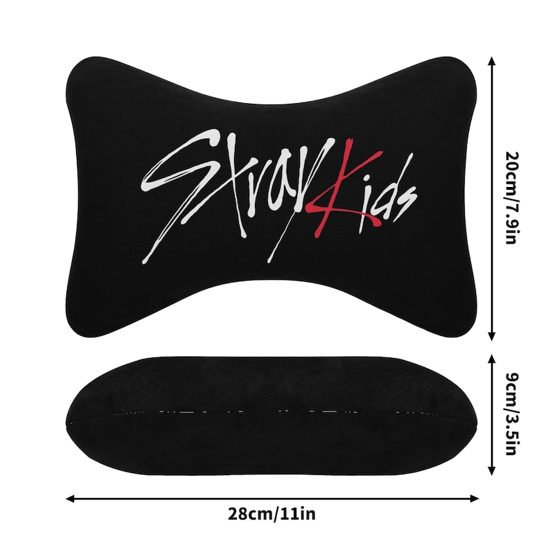 Stray Kids Car Headrest Pillow: Memory Foam Neck Support image 2