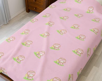 My Sweet Piano Velveteen Plush Blanket