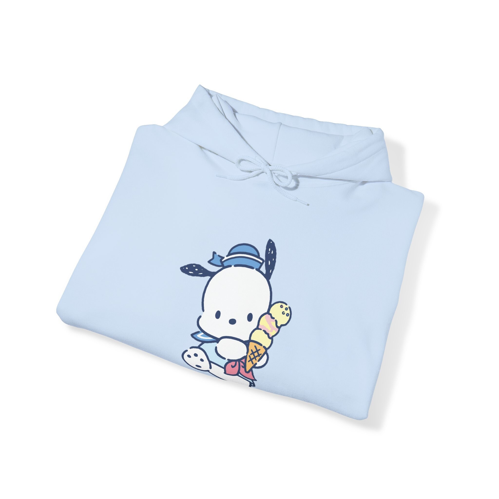Pochacco Hoodie Kawaii Dog Hoodie Gildan Adult Heavy Blend
