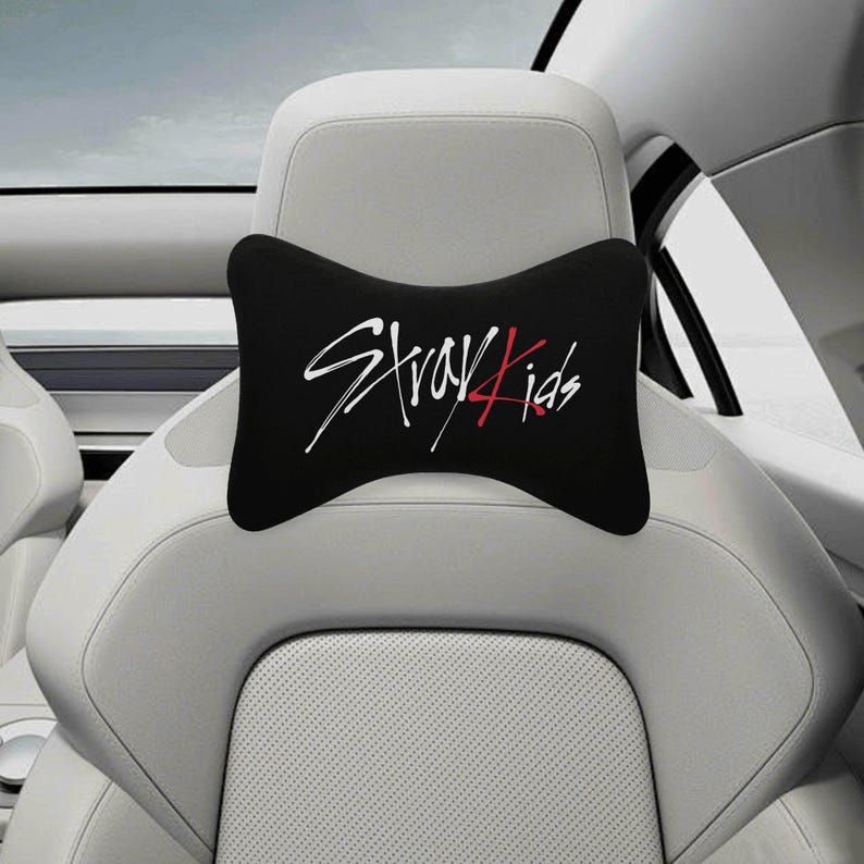 Stray Kids Car Headrest Pillow: Memory Foam Neck Support image 5