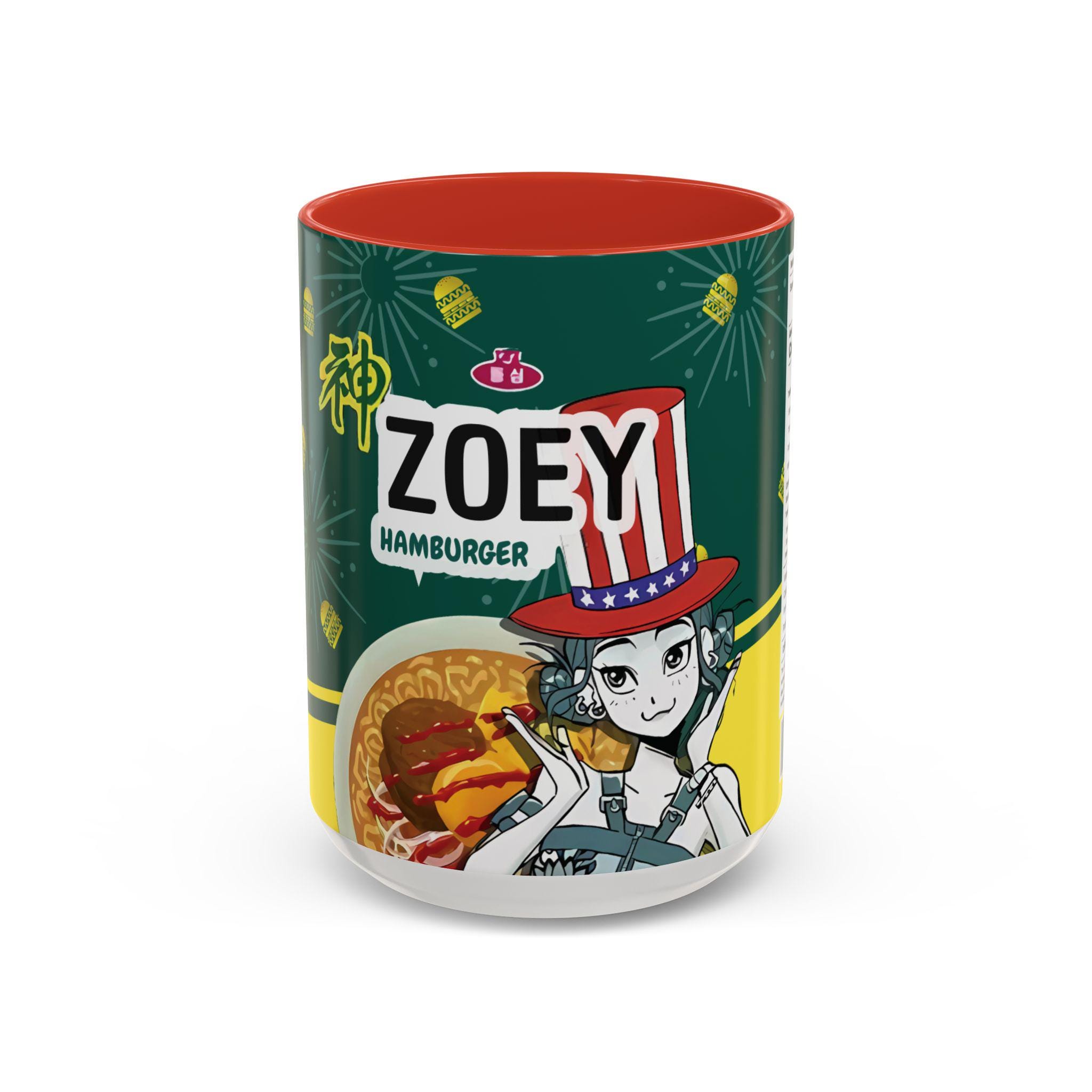 Zoey Kpop Demon Hunters Mug Big Size Mug (15oz) Kpop Demon Hunters