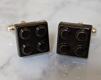 Black Brick Cufflinks