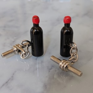 Wine Bottle Cufflinks